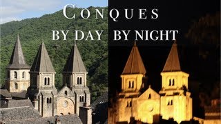 preview picture of video 'Conques le jour Conques la nuit (Aveyron)'