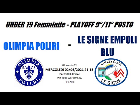 U19FZA - OLIMPIA POLIRI vs LE SIGNE EMPOLI BLU