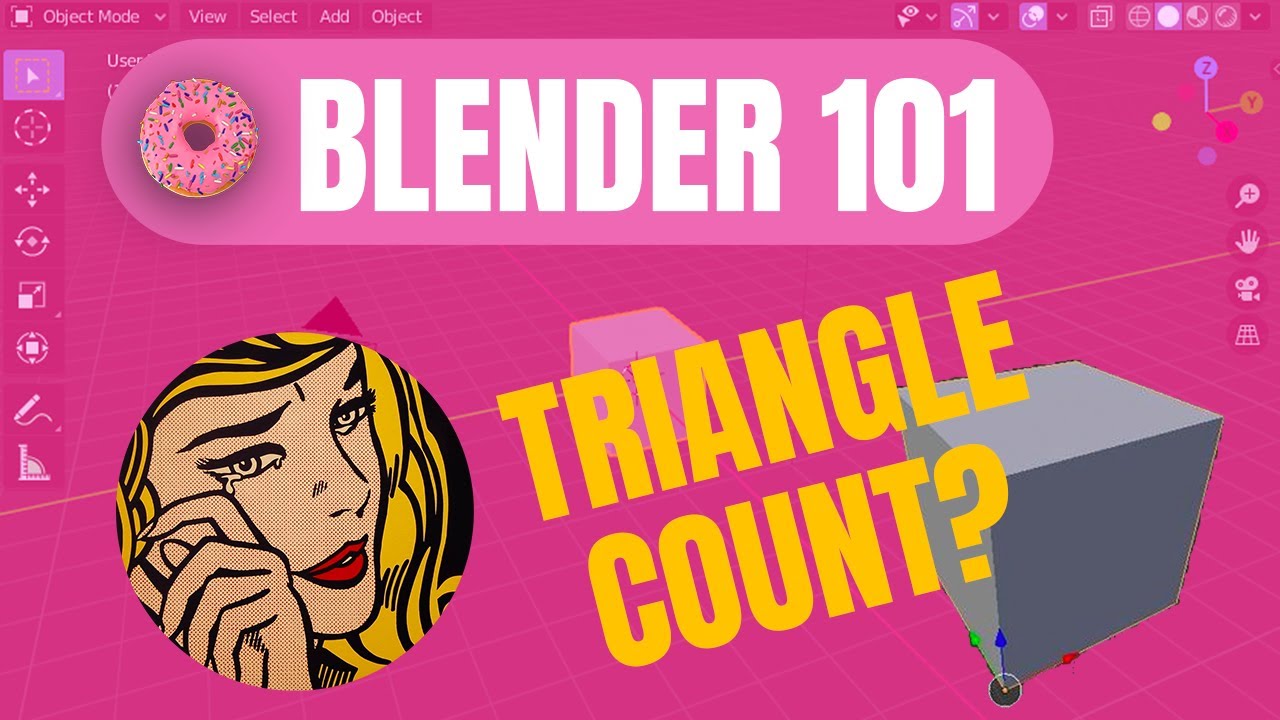 Blender 101: How to find the triangle count?