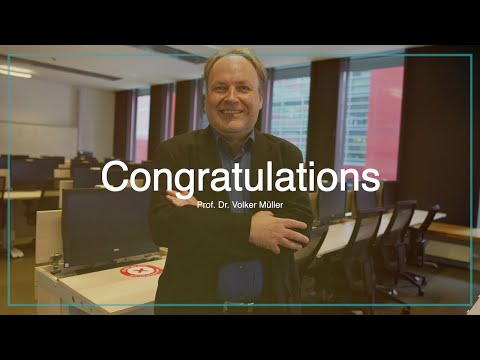 Faculty of Science, Technology and Medicine – Teaching Awards 2022 - Prof. Volker Müller