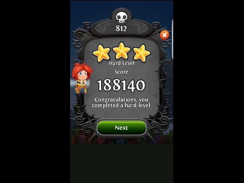 Blossom Blast Saga Level 812 UPDATED