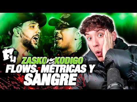 🥲 EL FINAL DE FU 🥲 🌋 LO QUE RAPEAN ESTOS LOCOS 🌋 ZASKO VS KODIGO - FLOWS, MÉTRICAS Y SANGRE ✅