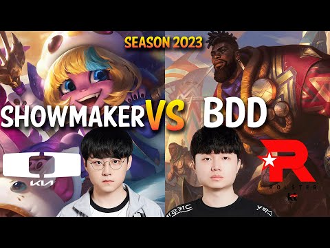 DK Showmaker vs KT BDD - Showmaker TRISTANA vs BDD K'SANTE Mid - Patch 13.12 KR Ranked