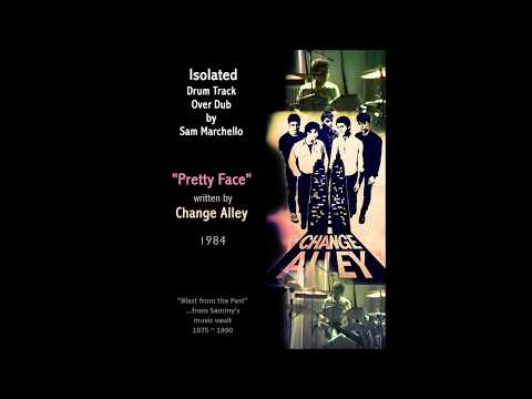 Change Alley 1984 "Pretty Face" Isolated Drum track overdub by Sam Marchello. Perth Band