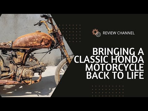 Bringing a Classic Honda Motorcycle Back to Life😳😱-creativethinking3