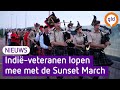 Indië-veteranen lopen Sunset March