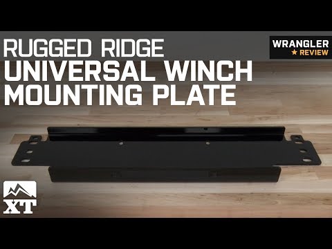 Jeep Wrangler Rugged Ridge Universal Winch Mounting Plate (1987-2006 YJ & TJ) Review