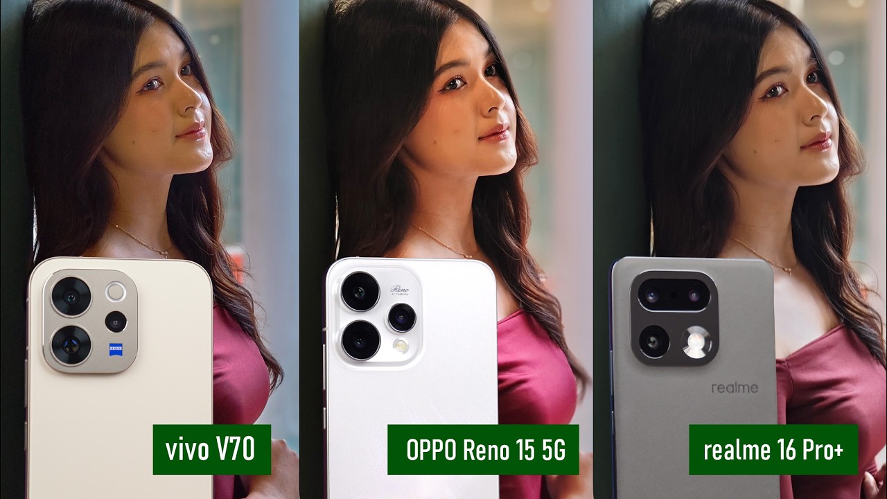 Ultimate Camera Battle! vivo V70 vs OPPO Reno 15 vs realme 16 Pro+