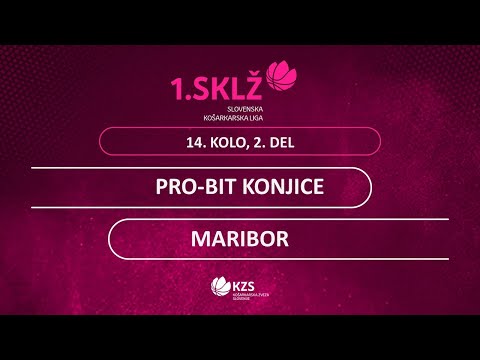 Pro-Bit Konjice : Maribor - 14. kolo, 2. del - 1. Ž SKL - Sezona 2020/21 - 4/4