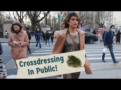 CROSSDRESSER IN PUBLIC Passing in Central Park -NYC | Male To Female Transformation & Feminization |