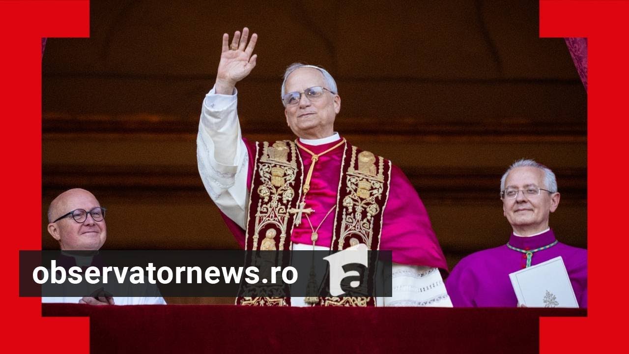 Primul mesaj al Papei Leon al XIV-lea: "Pacea fie cu voi. Răul nu va câştiga, mergem uniţi înainte"