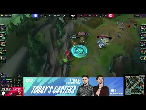 IG YSKM breaking EDG's ankles in the LPL