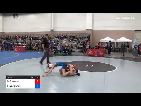 72 Lbs Rr Rnd 3 Gigi Bragg Team Minnesota Vs Emeri Mortimer Team Utah