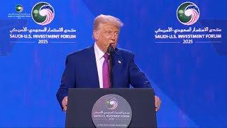 Trump fortalece la alianza: Discurso en Foro de Inversión EE.UU. - Arabia Saudita (en español)