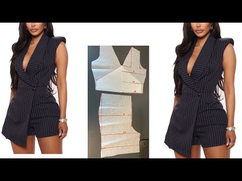 How to make an Overlap Playsuit / Romper || Wrap...