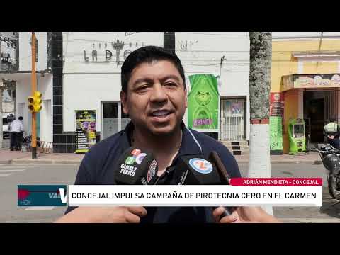 Concejal impulsa la campaña de pirotecnia cero en El Carmen