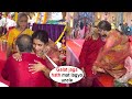 Kajol Devgan Uncomfortable Moment With Uncle Debu Mukherjee Durga Puja 2024