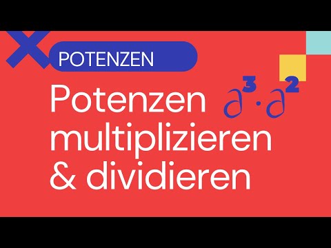 POTENZEN multiplizieren & dividieren - SUPER EINFACH 🤓 | Mathematik | Potenzen | Einfach erklärt