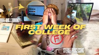 FIRST WEEK OF COLLEGE : I set myself up for failure🥹