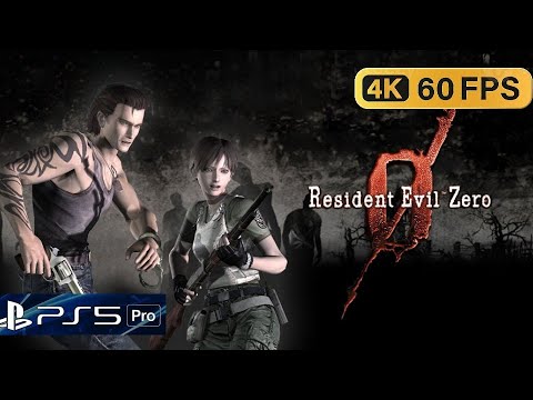 Resident Evil Zero HD Remaster PS5 Pro 4K/60FPS  HDR Realistic Ultra Graphics Gameplay