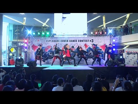 160910 [Wide] Phoenix cover EXO - Wolf + Growl + Monster @ Esplanade#3 (Semi-Final)