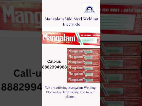 Carbon steel mangalam welding rods, 2.5 mm x 350 mm