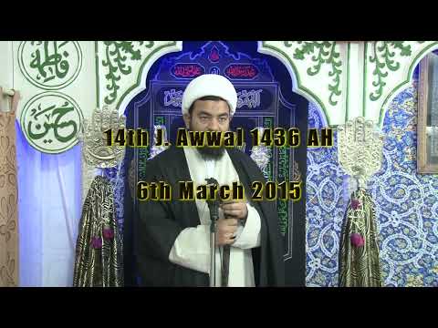 Friday Sermon (6/Mar/2015) by Maulana Ghulam Mohammed Mehdi at Mehfil-e-Saani-e-Zahra(sa)