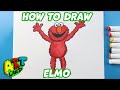How To Draw Elmo Sesame Street