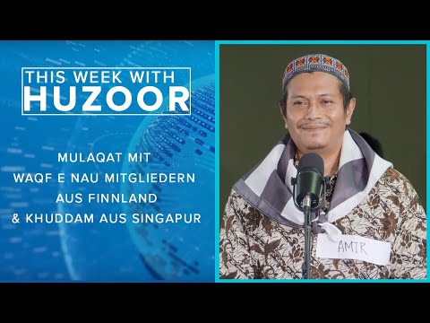 This Week With Huzoor - 24. Oktober 2021 | *mit deutschem Untertitel