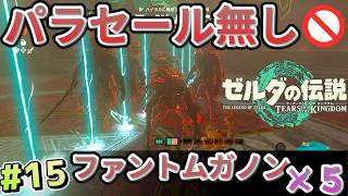 【ティアキン】パラセール禁止 (15) ファントムガノンをゾナウギアで倒す【Tears of the Kingdom】