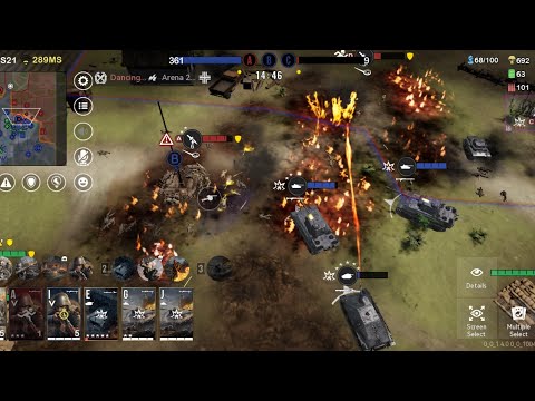 awesome tank battle in 2v2 | War alert