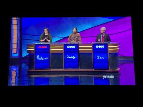 Jeopardy, Mackenzie Jones Day 5 - 1st Daily Double (2/21/20)