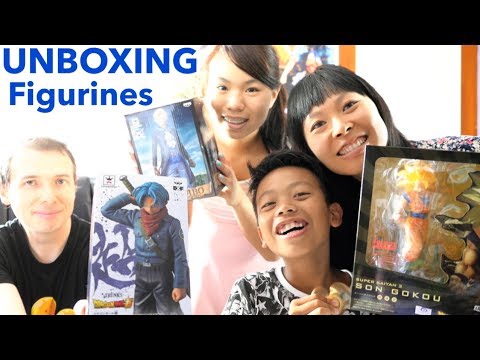 OUVERTURE 3 figurines Dragonball & One Piece | Unboxing en famille Video