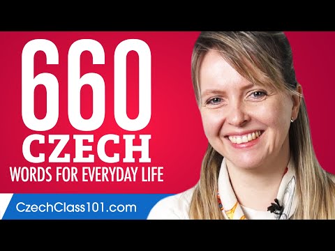 660 Czech Words for Everyday Life - Basic Vocabulary #33