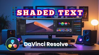 How to Shade Text in DaVinci Resolve | Tutorial 2025