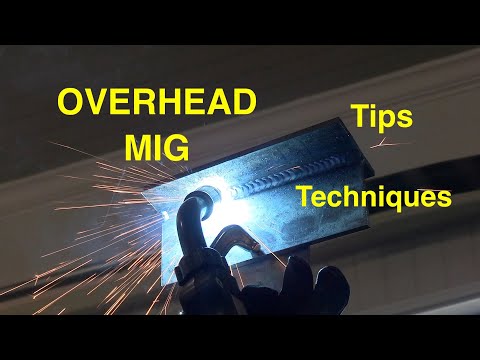 MIG Welding Overhead PrimeWeld MIG180 on 115volt