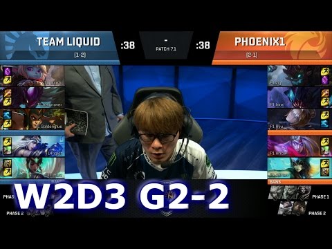 Phoenix1 vs Liquid Game 2 | S7 NA LCS Spring 2017 Week 2 Day 3 | P1 vs TL G2 W2D3