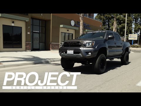Project Vehicle Upgrade: 2012 Toyota Tacoma 6 inch lift on 33” tires.