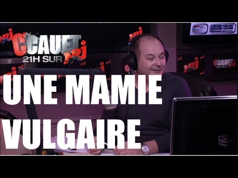 An ultra-vulgar granny loses it in the super game! - C'Cauet on NRJ