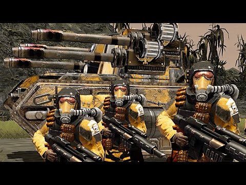 Steel Legion Artillery vs Orks! - Astartes Mod, Warhammer 40K: Dawn of War 2: Retribution