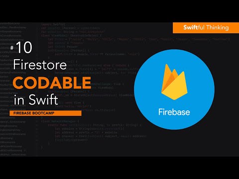 Fetching Firebase Firestore data with Codable in Swift | Firebase Bootcamp #10 thumbnail