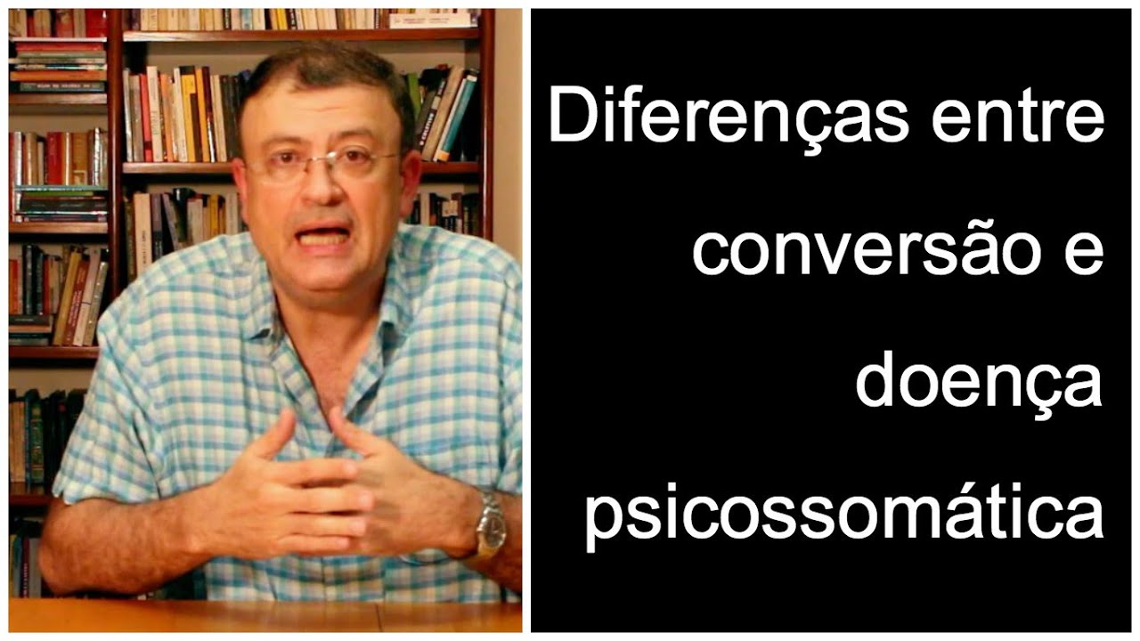 Diferenças entre conversão e doença psicossomática? | Christian Dunker | Falando nIsso 44