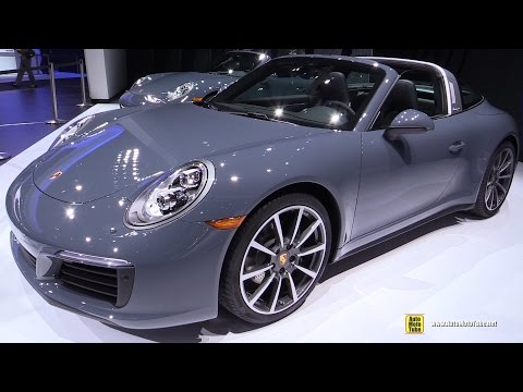 2017 Porsche 911 Targa 4 - Exterior and Interior Walkaround - 2016 Detroit Auto Show
