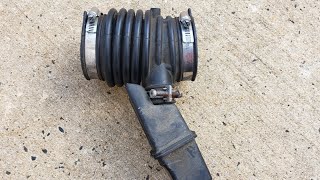 Nissan Murano 3.5L Hesitation P0101 Intake Hose Cracked Replacement Change 2013 and Others Similar
