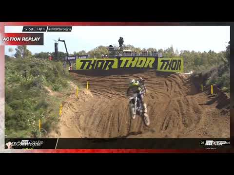 Prugnieres vs Bonacorsi vs Van Erp | EMX250 Race 2 | MXGP of Sardegna 2023
