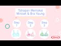 TAHAPAN MEMAKAI MINISET BRA YOUNG SOREX PADA ANAK REMAJA