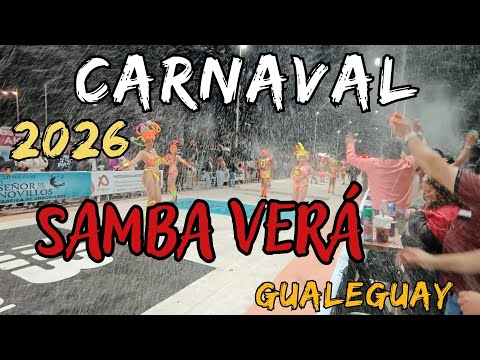 CARNAVALES DE GUALEGUAY.COMPARSA "SAMBA VERÁ". EL CARNAVAL MAS DIVERTIDO DEL PAÍS.