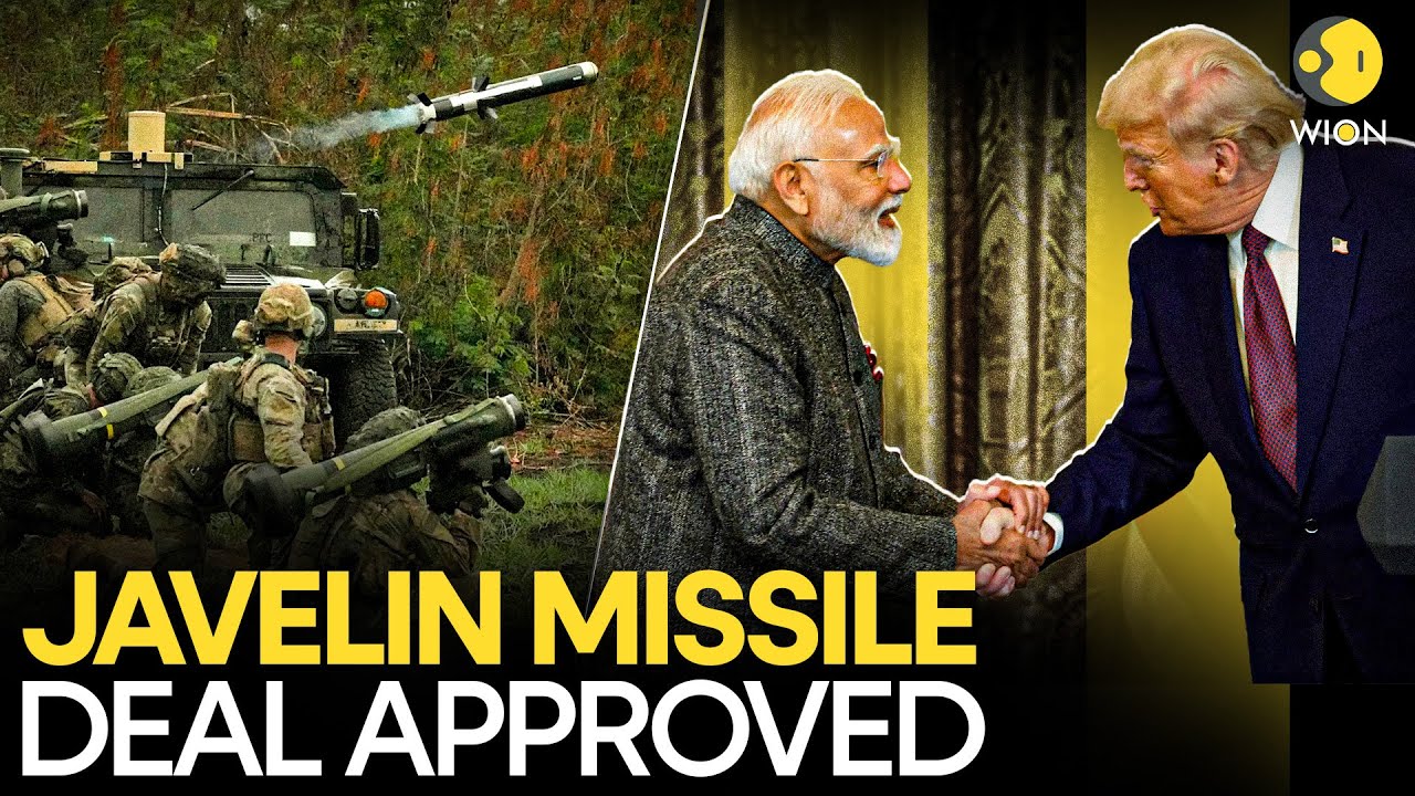 India-US Missile Deal: US Clears $92.8M Javelin and Excalibur Sale, Boosting India’s Arsenal | WION