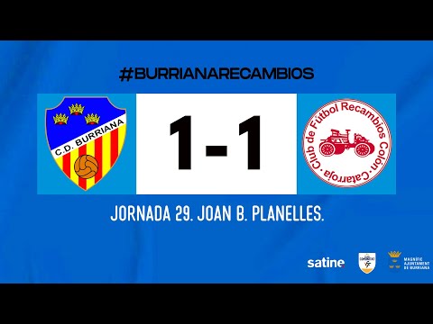 CD Burriana 1-1 Recambios Colón CF | Resumen J29 | Lliga Comunitat Nord