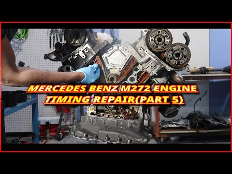 Mercedes Benz M272 Engine Timing Repair (PART 5: Head Removal, Guide and Chain Replacement)
